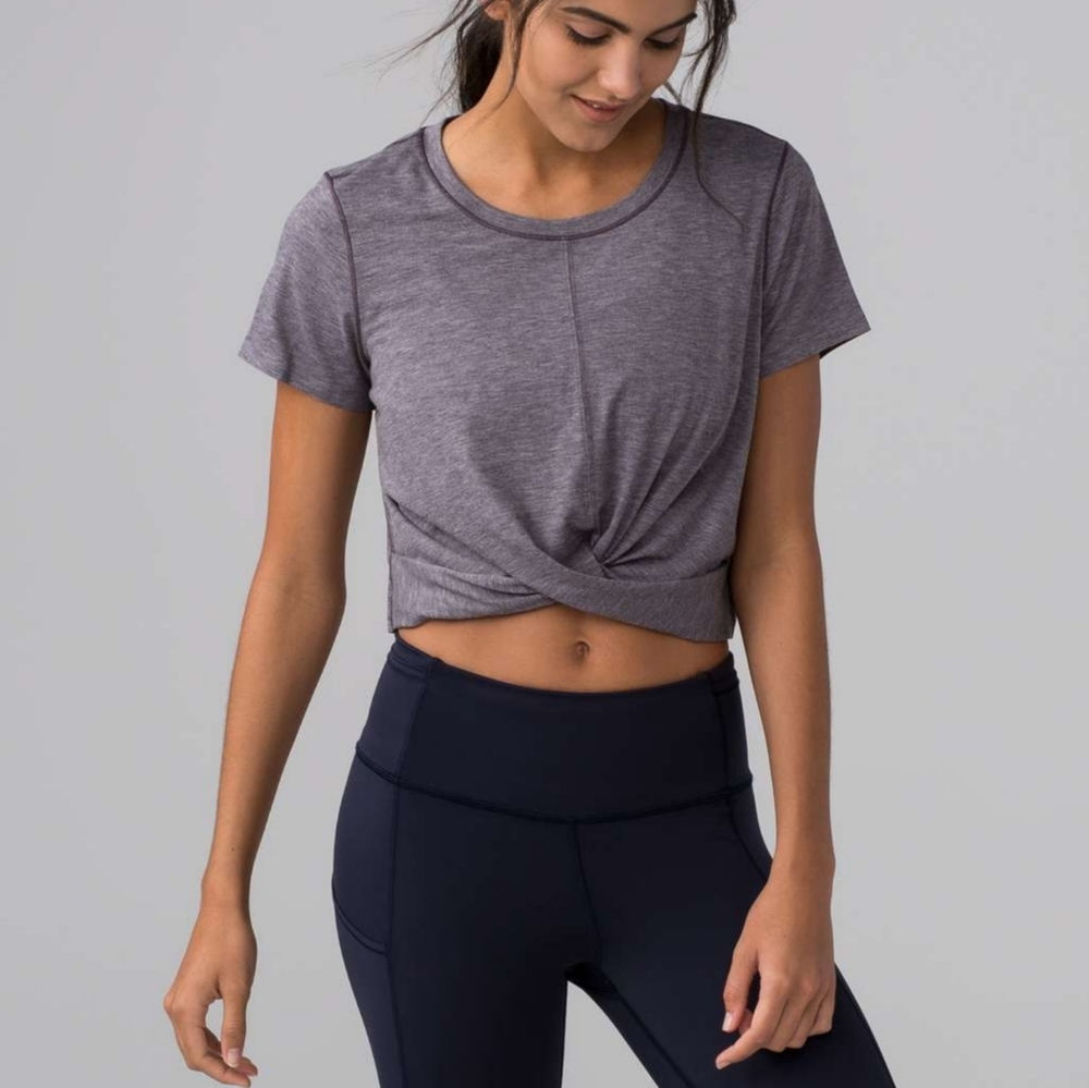 Lululemon Intended Crop Tee